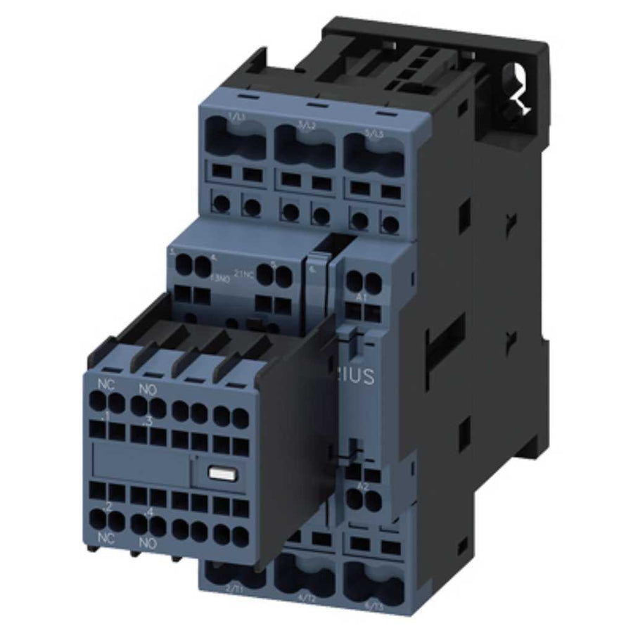 Contactor, 38A, 18,5kW, 220V AC, tam. S0, resorte