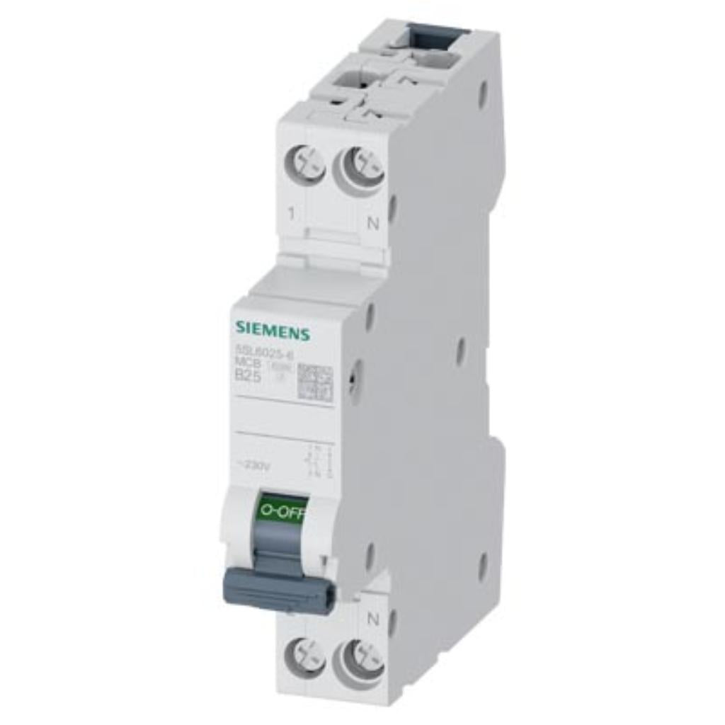 Magnetotérmico 230 V, 6 kA 1+N polos/1 mód., B25