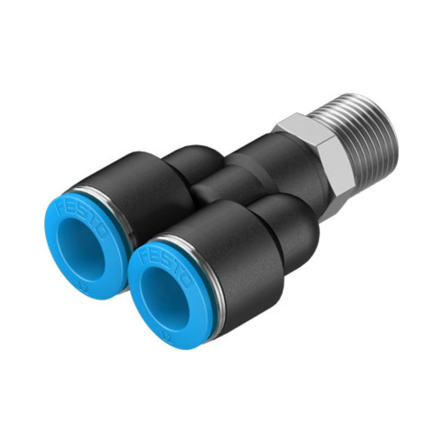 Racor en Y QSY, 3/8, tubo 12 mm