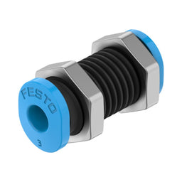 Racor mini pasamuros QSMS, tubo 3 mm