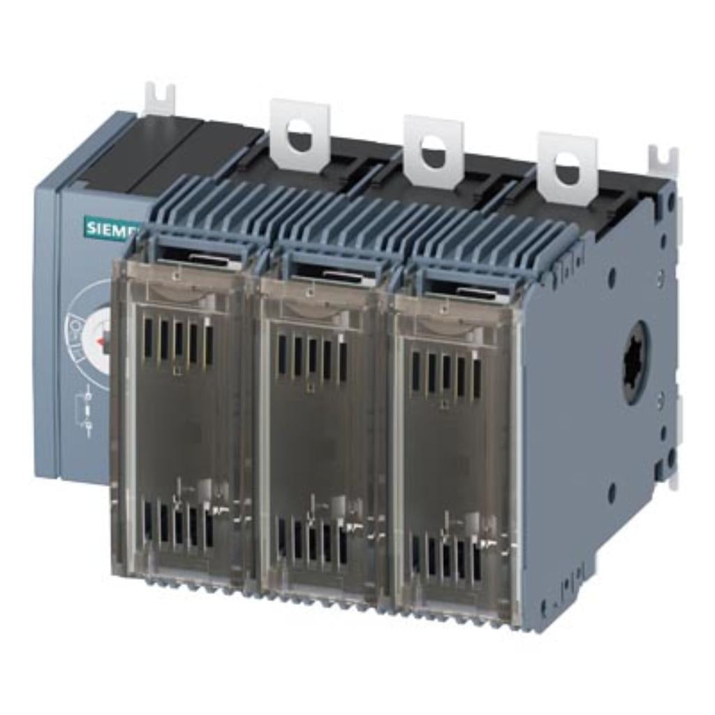 Seccionador con fusibles, 3 polos, tamaño 2, NH000, 160A