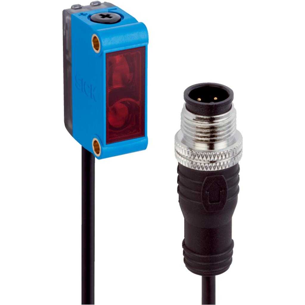Fotocélula detección sobre objeto GTB6 LED, PNP, claro/oscuro, cable M12 4P