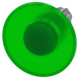 Cabeza seta 3SU, 22mm, metal, verde, seta