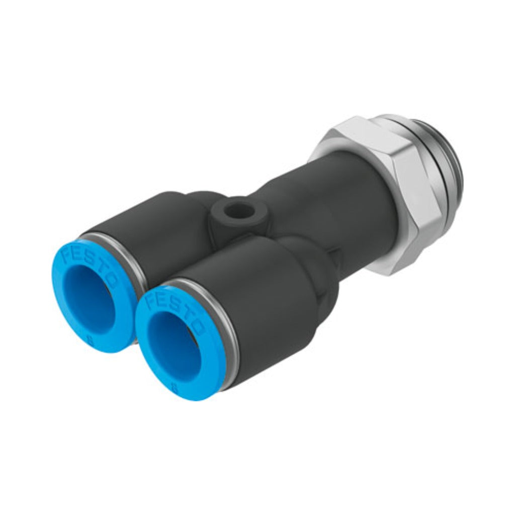 Racor en Y QSY, 1/2, tubo 10 mm