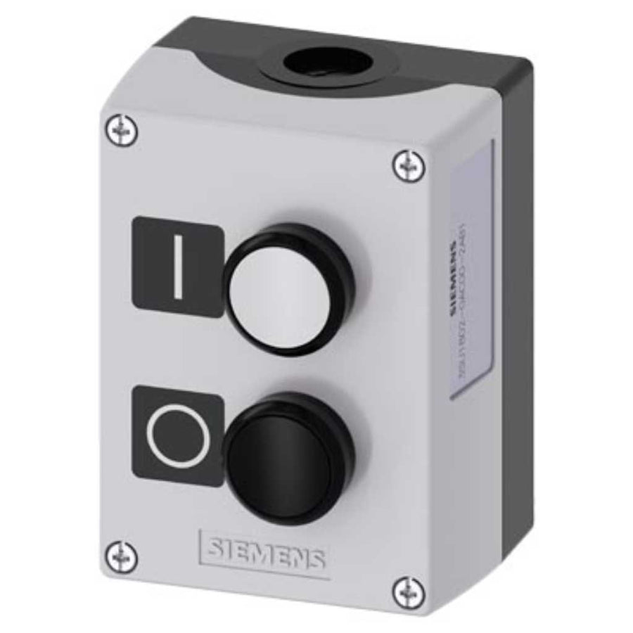 Caja mando 3SU, plástico, 22mm, 2 puntos