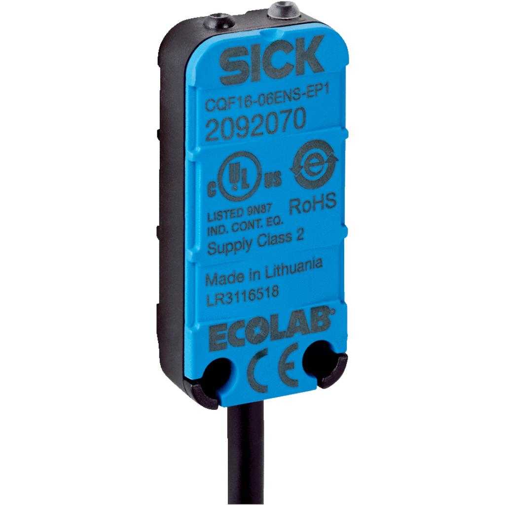 Sensor capacitivo CQF, 0,5mm ... 6mm, Enrasado, no en, Cable CC de 4 hilo, cable