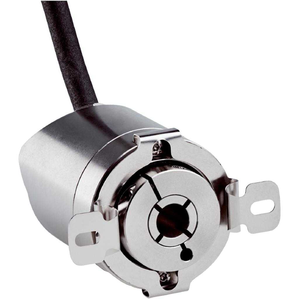 Encoders absolutos AHS/AHM36, Multivuelta, 10 bit x 12 bit (1.024 x 4.096), Eje 8mm, SSI, cable 3m