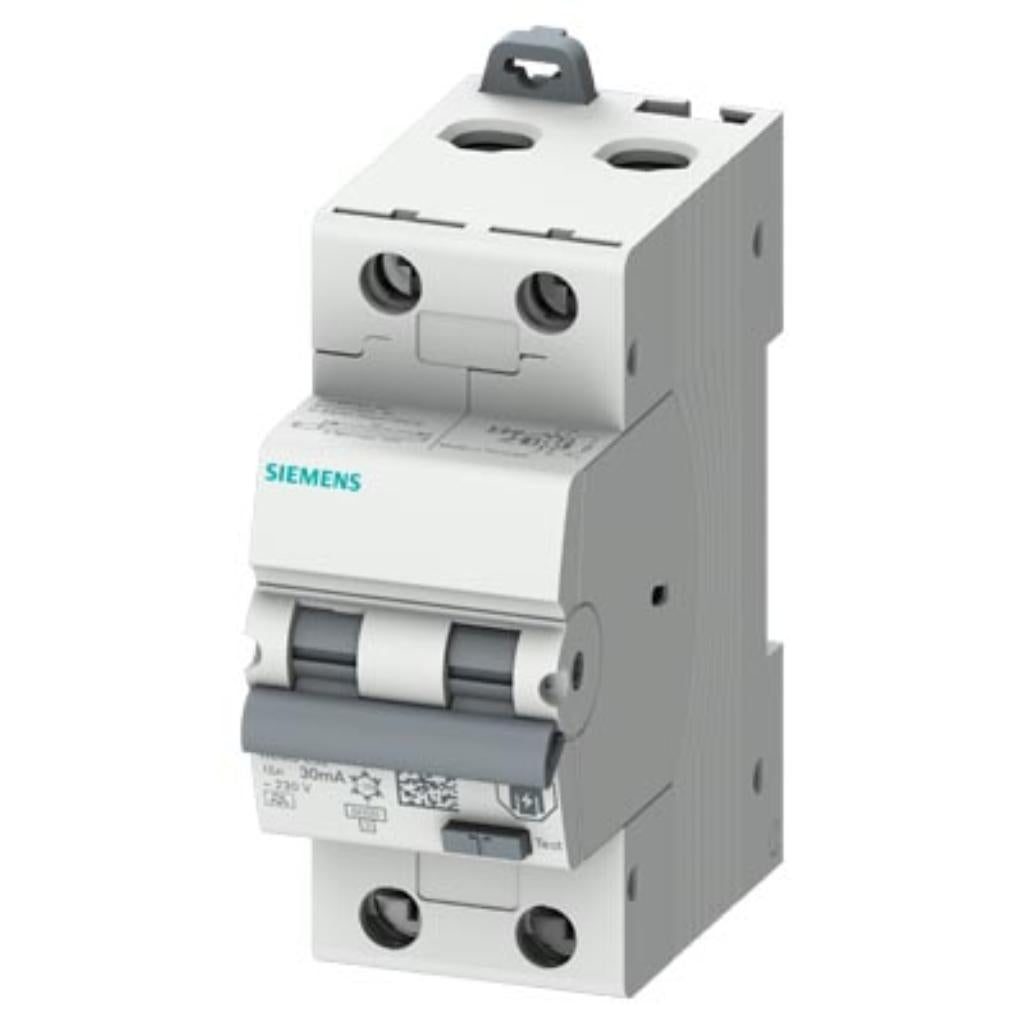 Interruptor diferencial combinado, 2 polos, tipo A, 6kA, 13A, 30mA