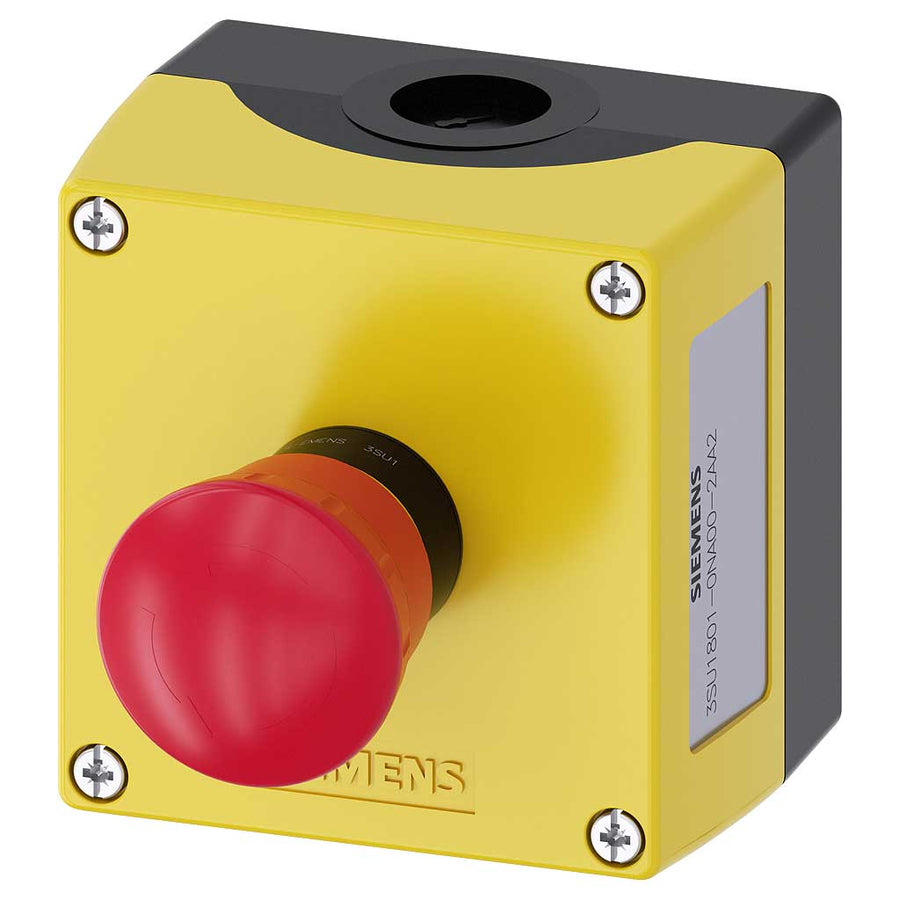 Caja mando 3SU, plástico, 22mm, 1 puntos