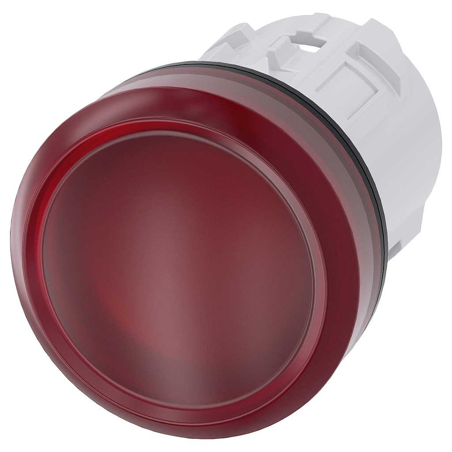 Cabeza pulsador 3SU, 22mm, plástico, rojo