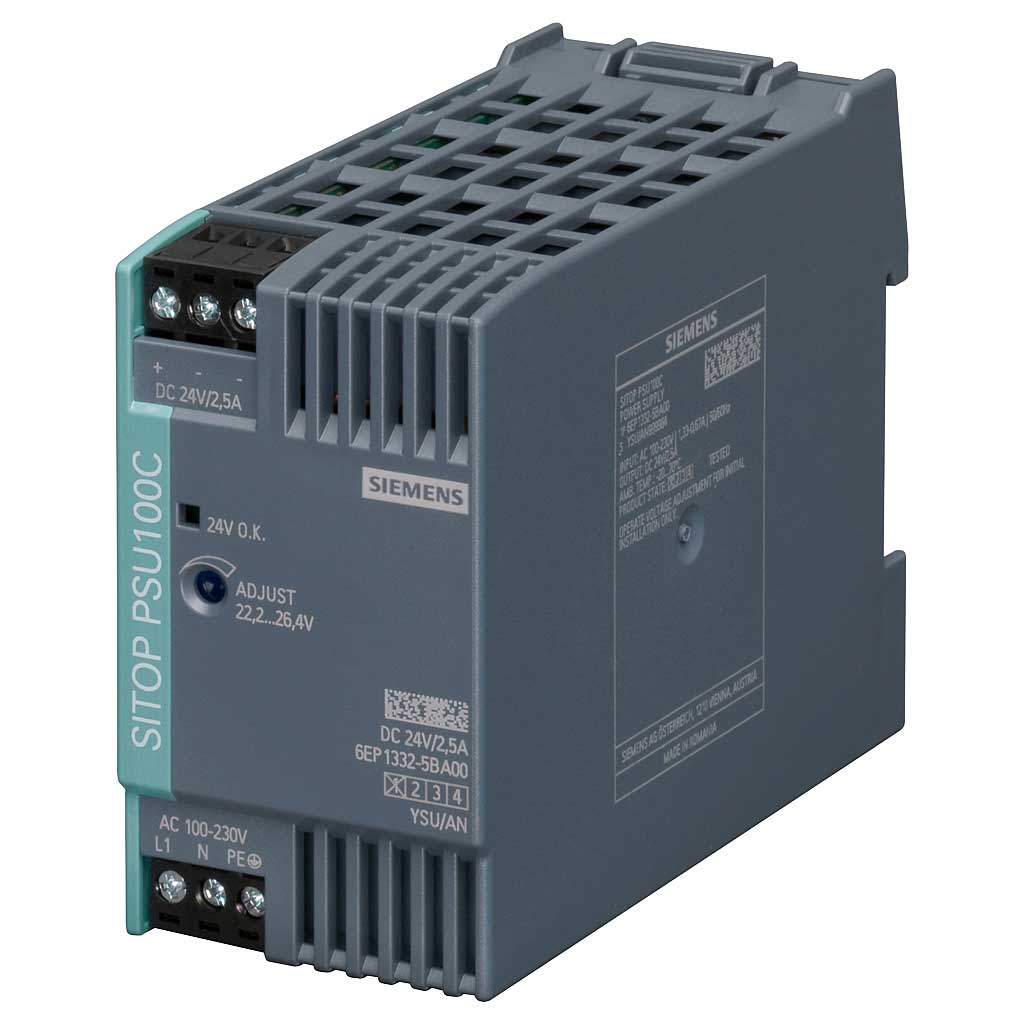 SITOP PSU100C/1ACDC/DC24V/2.5A