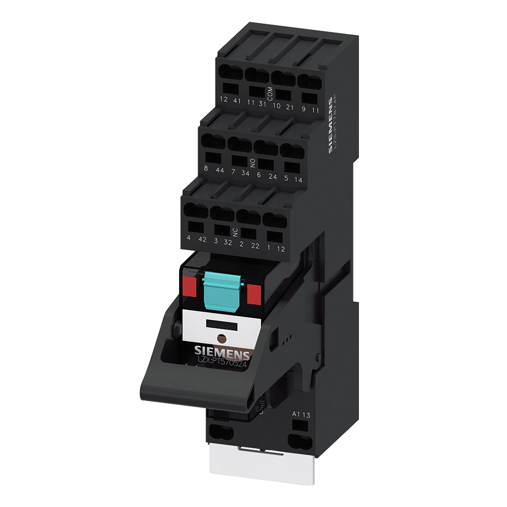 Relé enchufable, PT, 4CO, 24V AC, resorte