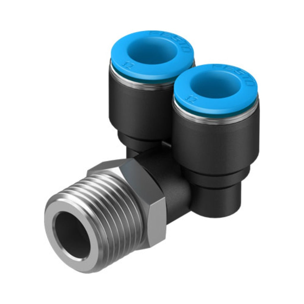 Racor en Y QSY, 1/2, tubo 12 mm