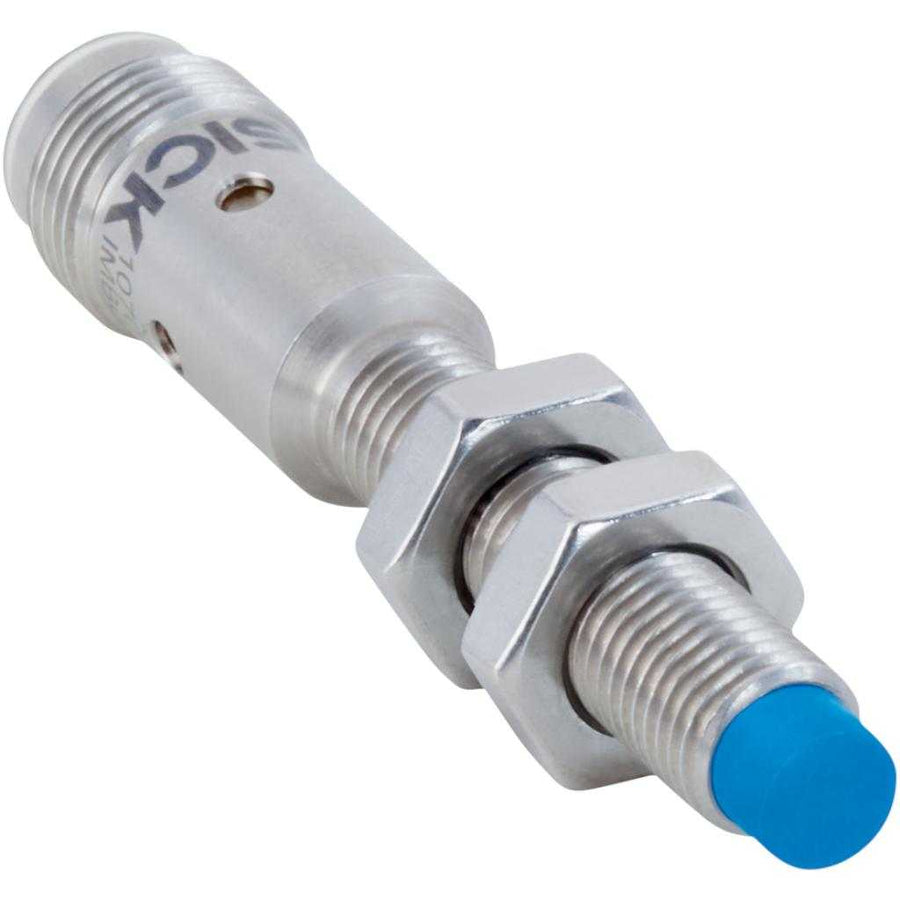 Inductivo IMX08, NPN NO, Sn=8 mm ultracorta, no enrasado, C.c. 3 hilos, M12 4P