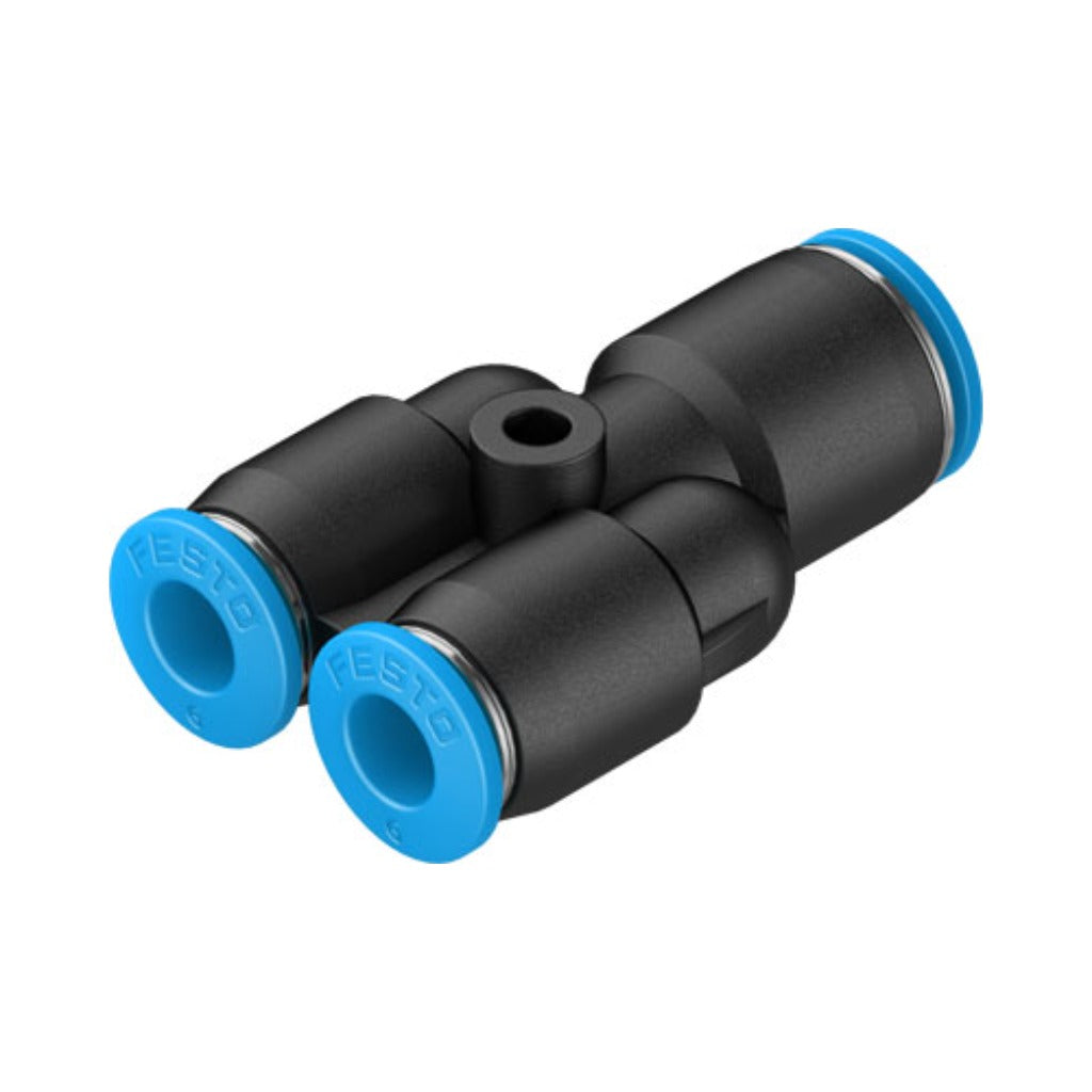 Racor en Y QSY, tubo 8 a 6 mm