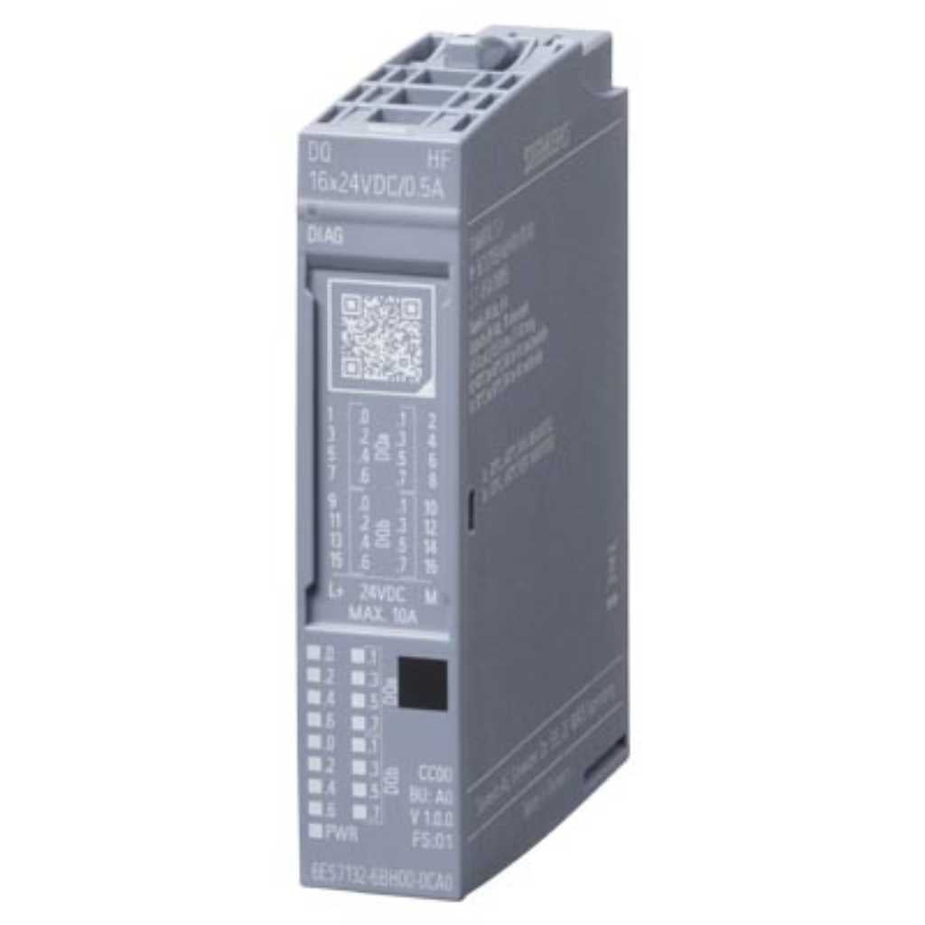 ET 200SP, DQ 16x24VDC/0,5A HF, PU 1