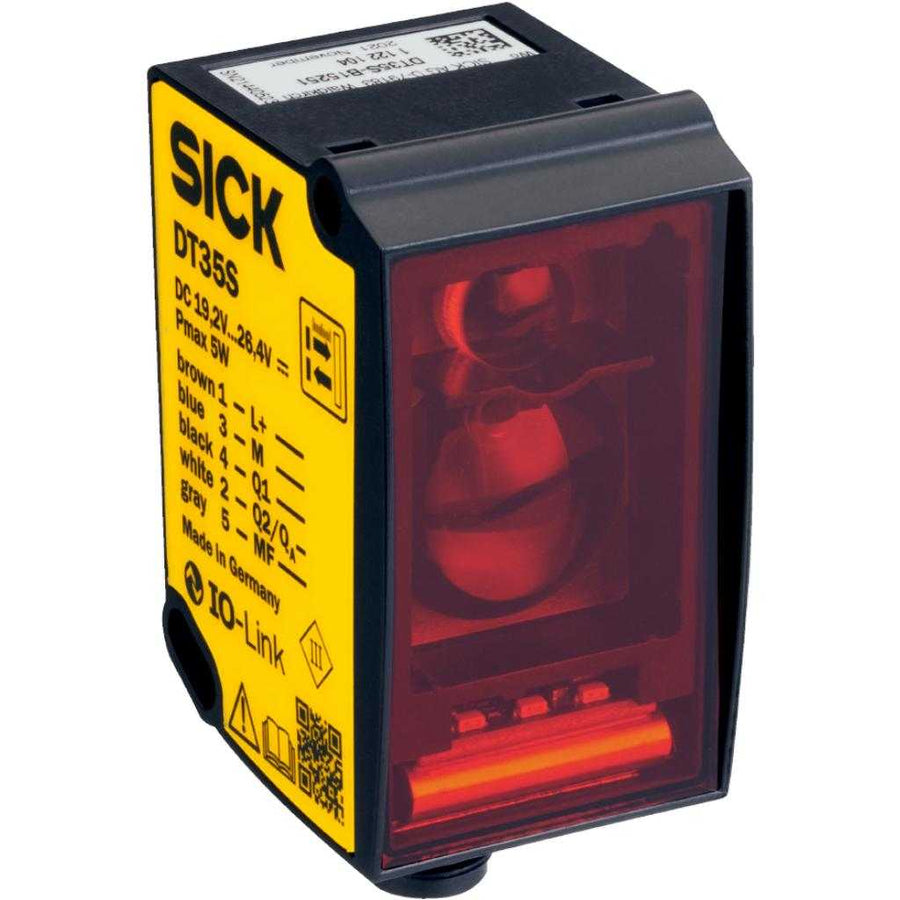 Sensor láser Dx35, IO-Link, 1 ... 2 x en