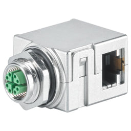 IE M12 Panel Feedthrough 4x2 (5 unid.)