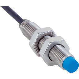 Inductivo IMB08, PNP NC, Sn=4 mm ultracorta, no enrasado, C.c. 3 hilos, cable 2 m