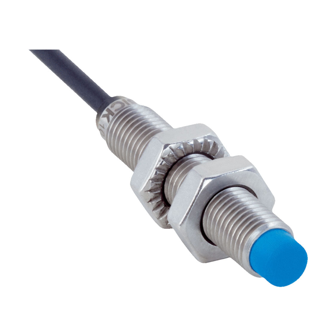 Inductivo IMB08, PNP NO, Sn=4 mm ultracorta, no enrasado, C.c. 3 hilos, cable 2 m