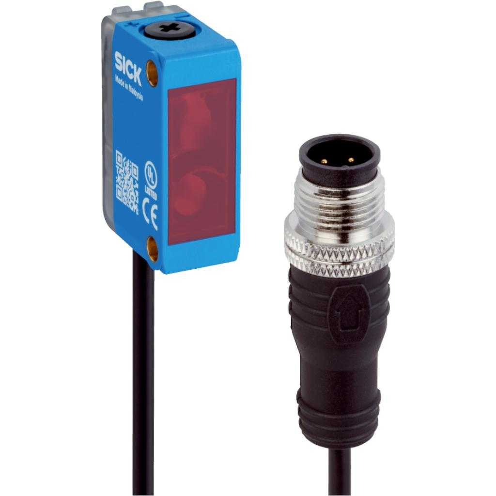 Barrera fotoeléctrica réflex GLD6SP LED, PNP, claro/oscuro, cable M12 4P 348mm