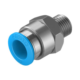 Racor recto QS, 1/4, tubo 12 mm