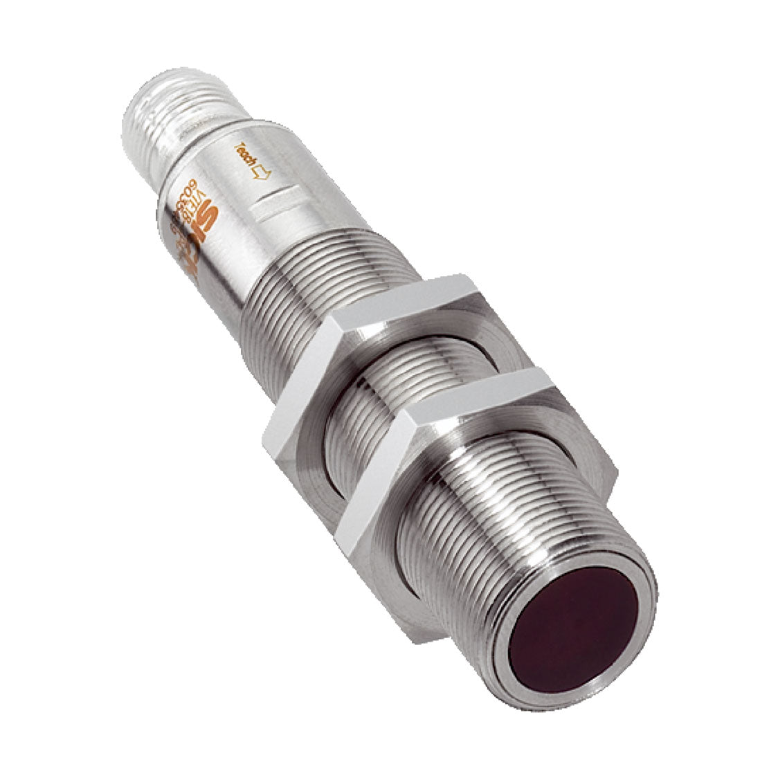 Barrera fotoeléctrica réflex VL18 LED, PNP, claro/oscuro, M12 4P
