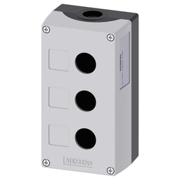 Caja mando 3SU, plástico, 22mm, 3 puntos