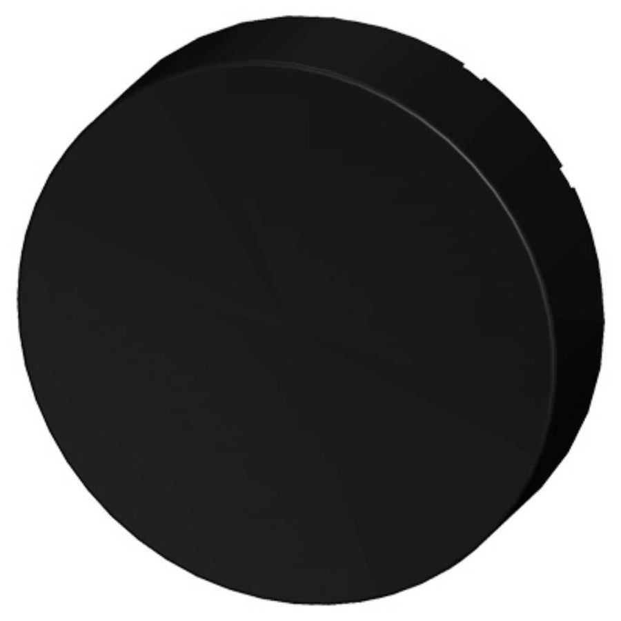Cabeza pulsador 3SU, negro, saliente