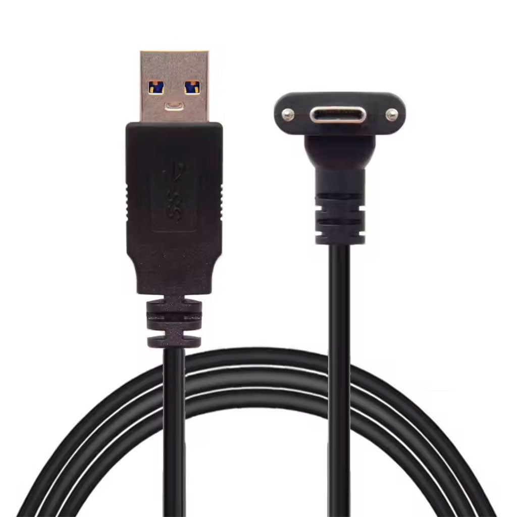 C-A USB 3.0 1m screw lock