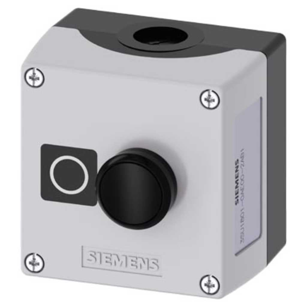 Caja mando 3SU, plástico, 22mm, 1 puntos