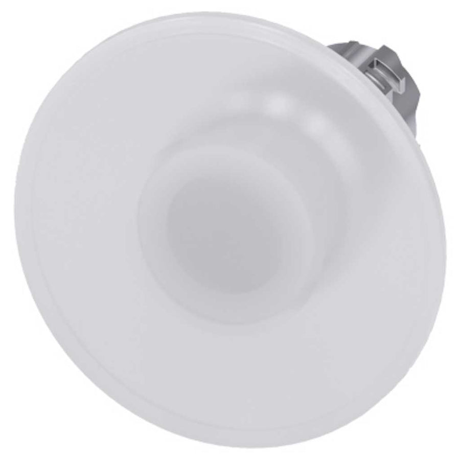 Cabeza seta 3SU, 22mm, metal, blanco, seta