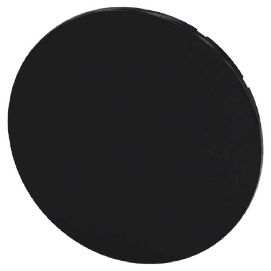 Cabeza pulsador 3SU, negro, rasante