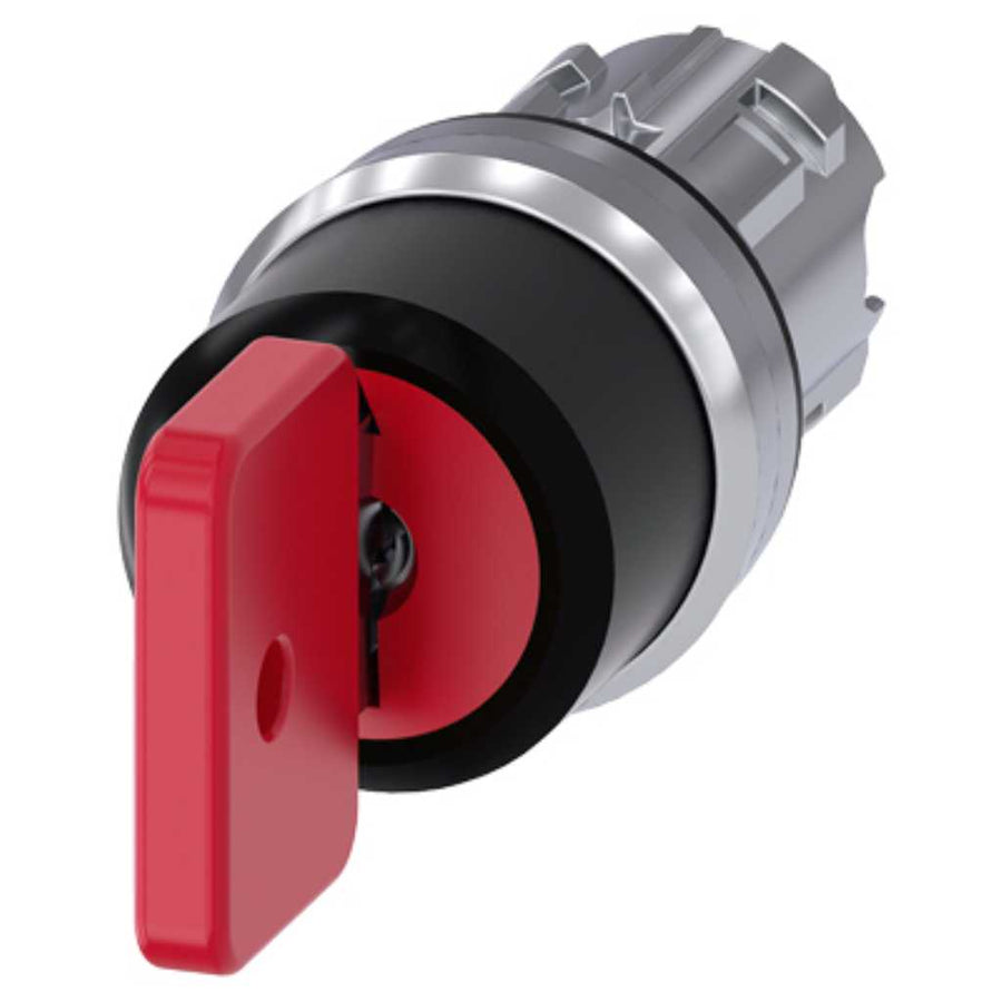 Cabeza llave 3SU, 22mm, metal, rojo, con llave