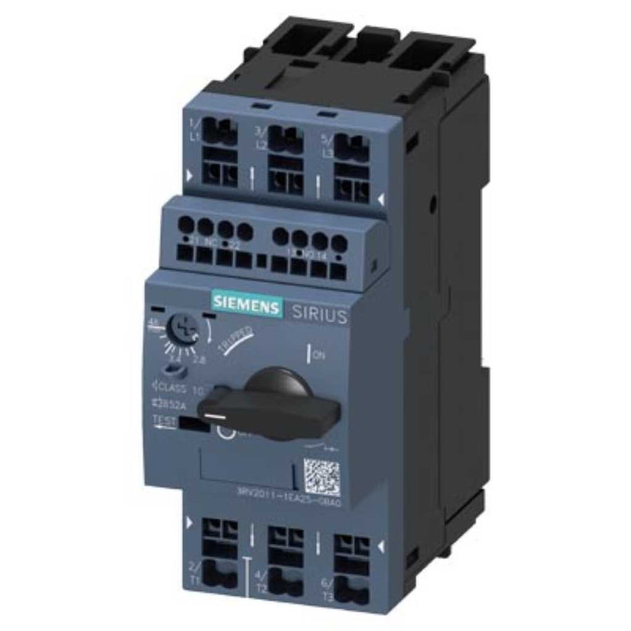 Disyuntor motor, S00, clase 10, Ir=2,8...4A, resorte