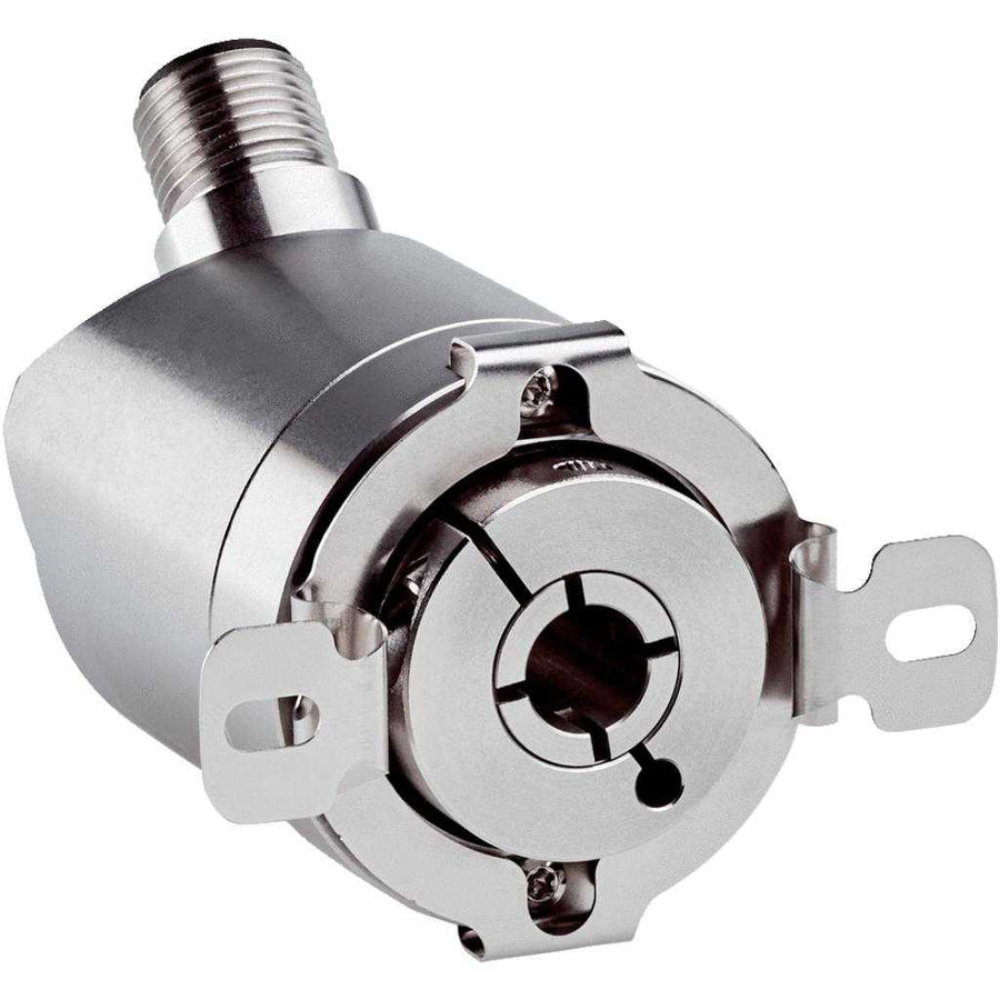 Encoders absolutos AHS/AHM36, Multivuelta, 14 bit x 12 bit, Eje hueco 10mm, SSI, programable, M12 8P