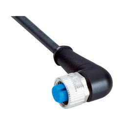 Cable sensor YG2, hembra M12 4P acodado cod.A, abierto, sin apant., 10m 4H PUR