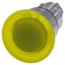 Cabeza seta 3SU, 22mm, metal, amarillo, seta