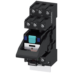 Relé enchufable, PT, 3CO, 24V DC, tornillo