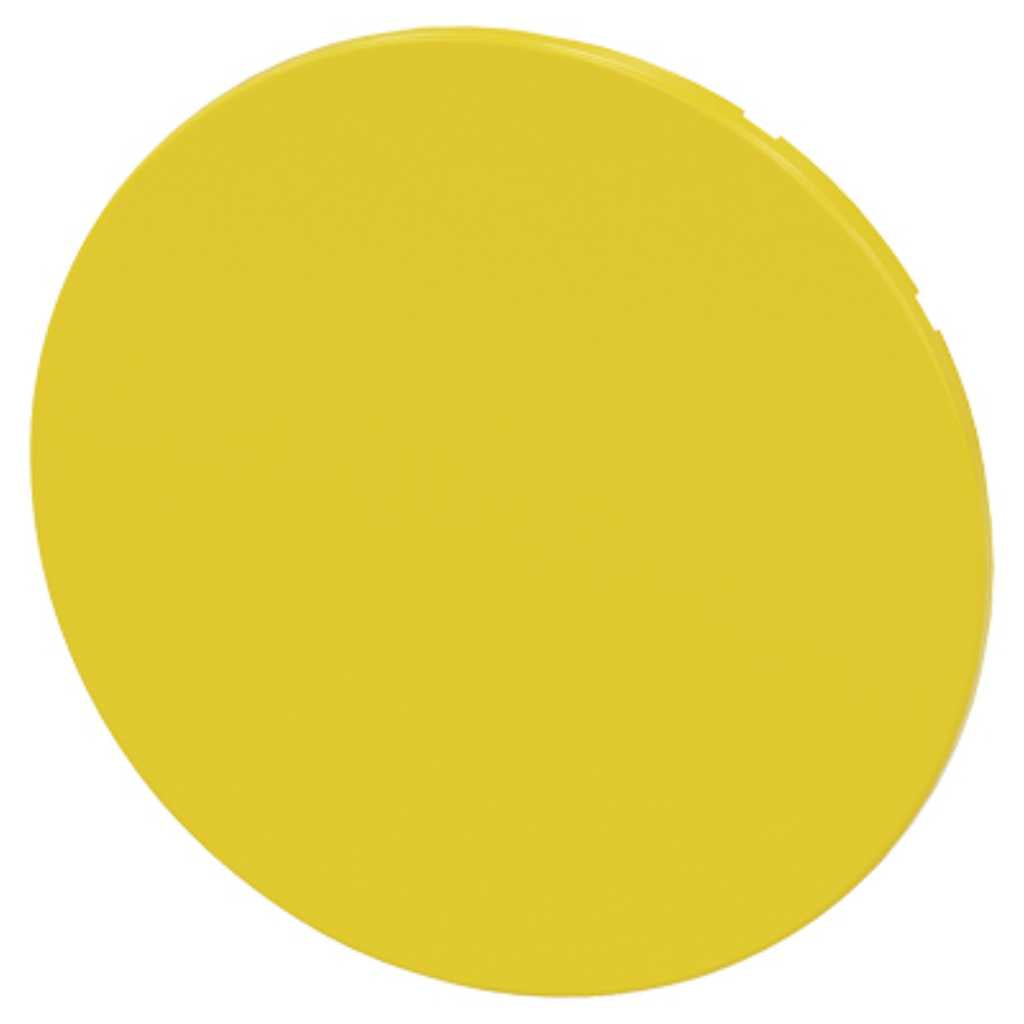 Cabeza pulsador 3SU, amarillo, rasante