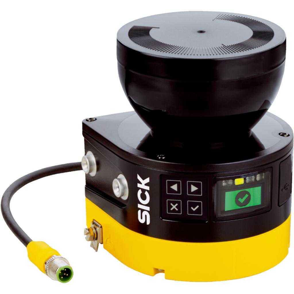 Escáner láser seg. microScan3, microScan3 Core I/O AI, Sensor inclusive c, 9m, 275°, M12