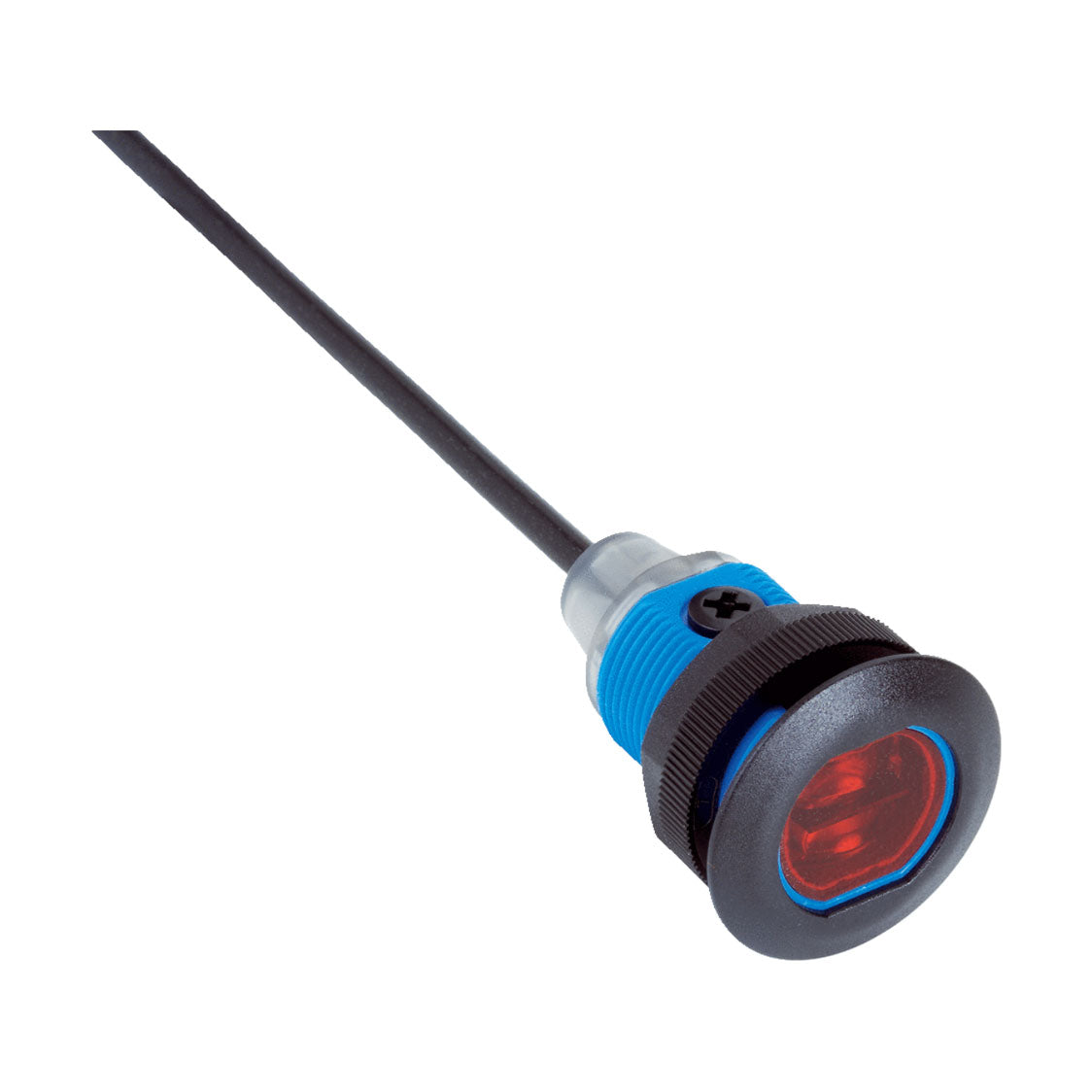 Barrera fotoeléctrica réflex GRL18S LED, PNP, oscuro, cable 3H 2m