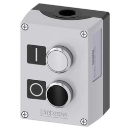 Caja mando 3SU, metal, 22mm, 2 puntos
