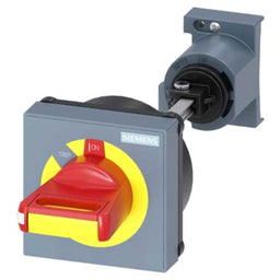 Mando giratorio para montaje en puerta parada de emergencia, tamaño S00...S3 eje de 130 mm