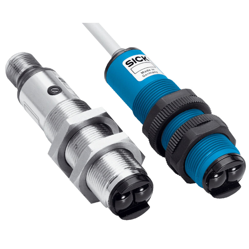 Barrera fotoeléctrica réflex VL18 LED, PNP, claro/oscuro, cable 4H 2m