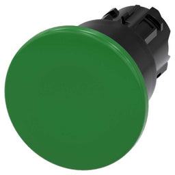 Cabeza seta 3SU, 22mm, plástico, verde, seta