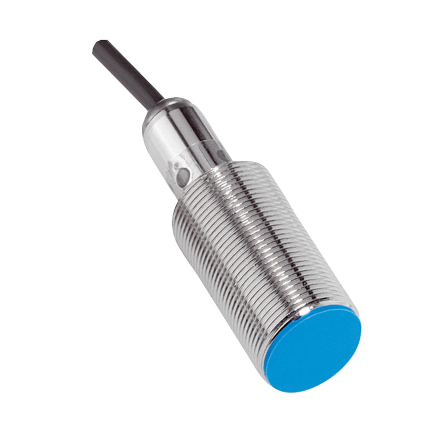 Inductivo IME18, NPN NO, Sn=5 mm corto, enrasado, C.c. 3 hilos, cable 2 m