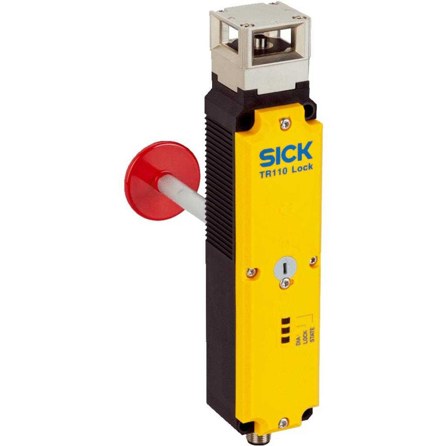 Interruptor seguridad TR110 Lock, cc reposo, M12 8P, El plastic