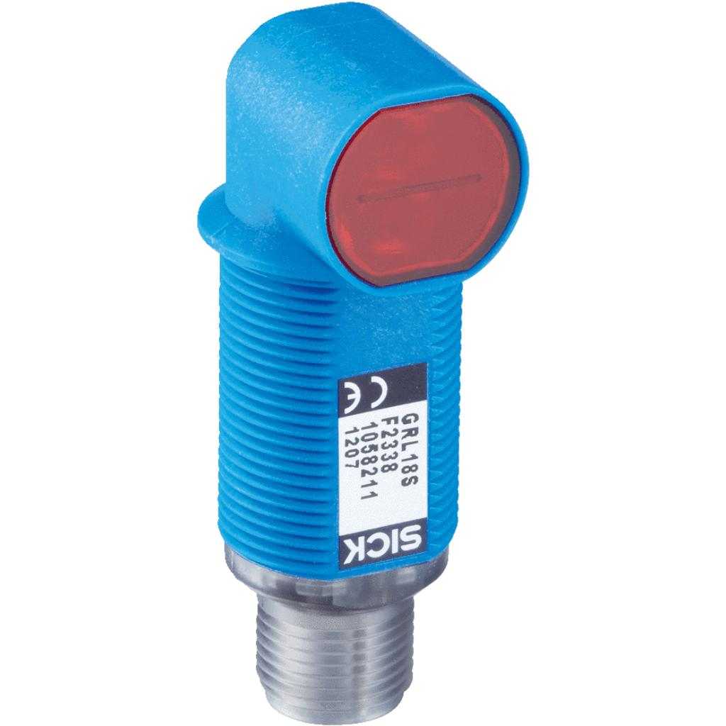 Barrera fotoeléctrica réflex GRL18S LED, PNP, claro, M12 3P
