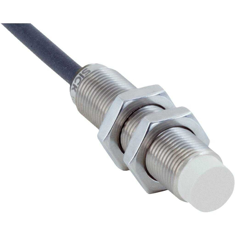 Inductivo IMF12, PNP NO/NC, Sn=8 mm ultracorta, no enrasado, CC de 4 hilos, cable 10 m